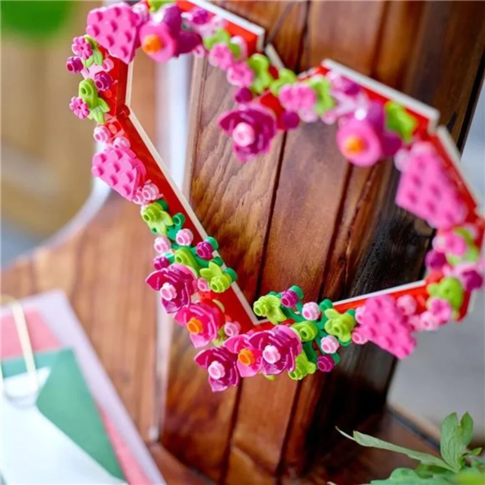 LEGO Heart Ornament Building Toy Set for Valentines Day